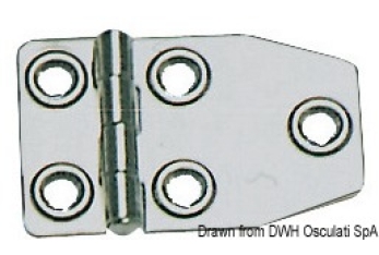 Cerniera inox mm 102x46 