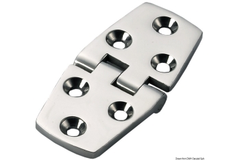 Cerniera inox mm.38x74 