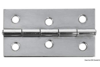 Cerniera inox mm 75x40 
