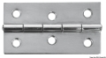 Cerniera Rettangolare in Acciaio Inox mm 75x40 