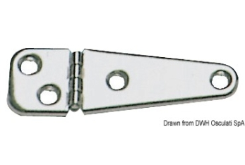 Cerniera inox stampata 103x32 