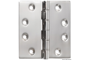 Cerniera inox trapezoidale 153x75x3,6mm 