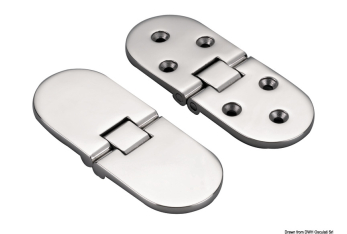 Cerniera microf. mm 80x30 