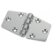 Cerniera in Ottone Cromato mm. 95 x 55