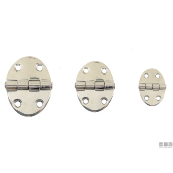 Cerniera oval std 78x56mm inox< 