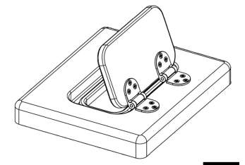 Cerniere autoreggenti 76x38 mm 