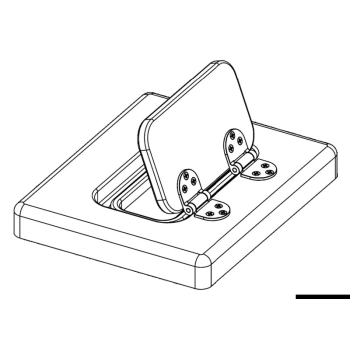 Cerniere autoreggenti 76x38 mm 