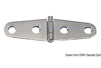 Cerniere inox 101x27 mm 
