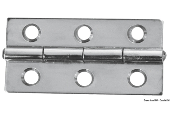 Cerniere inox 51x51 mm 