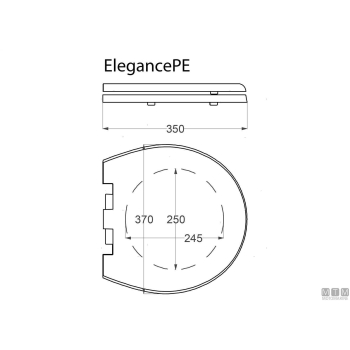 Cerniere toilet elegance pe soft closing