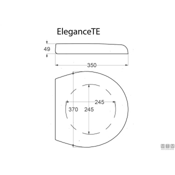 Cerniere toilet elegance pe soft closing