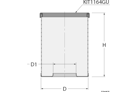 Cestello in inox 316 per filtro Ionio G 1" 1/2 