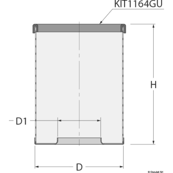 Cestello in inox 316 per filtro Ionio G 2"1/2 