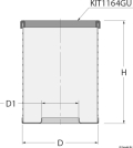 Cestello in inox 316 per filtro Ionio G 2" 