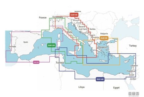 Chart navionics+ naeu012r 