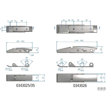 Chiusura a Leva Roca Safelock Inox