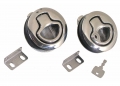 Chiusura spinta d60mm inox senza Chiave