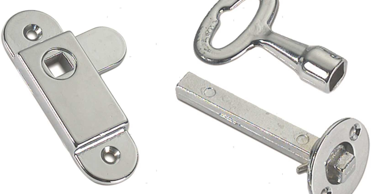 Serrature A Chiave Angolo 90&deg; PATIKIL - Pomello Girevole Per Armadi E Cassetti, Chiavi Diverse