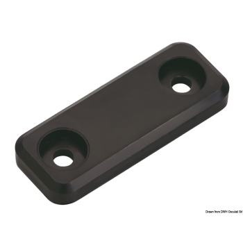 Chiusura magnetica fissaggio piano bianca 