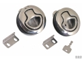 Chiusura spinta d60mm inox con Chiave
