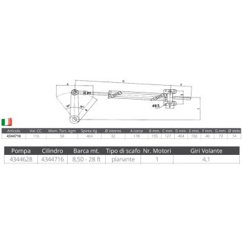 Cilindro uc116-i