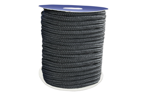 Cima d'ormeggio 16 fusi 20mm poliestere nero