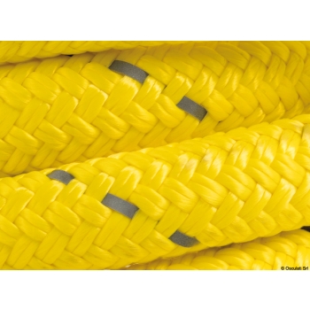 Cima d'ormeggio a terra mm 22 gialla fluo  