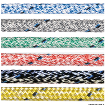Cima Marlow Doublebraid marble color nero 8mm 