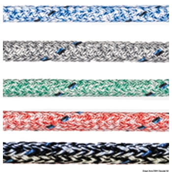 Cima Marlow Doublebraid marble color nero 8mm 