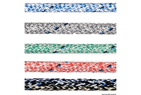 Cima Marlow Doublebraid marble color nero 8mm 