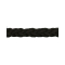 Cima Ormeggio Armare Square Line 8 Lignoli in Poliestere 24 mm Nero