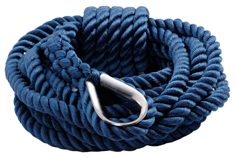 Cima ormeggio blu 16mm x 8m 
