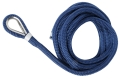 Cima ormeggio impiombata 20 mm x 12 m blu 