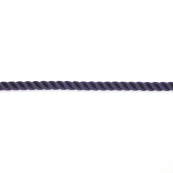 Cima Ormeggio Ritorta 3 Capi in Poliestere 22 mm Nero
