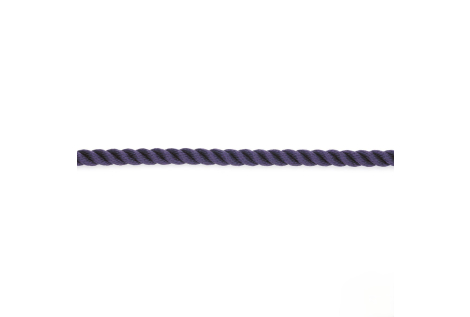 Cima Ormeggio Ritorta 3 Capi in Poliestere 22 mm Nero