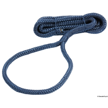 Cima per parabordi impiombata 1,5 m blu 