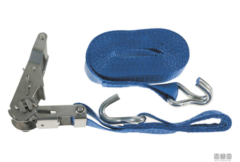 Cinghia cricchetto+gancio inox 50mm 6m