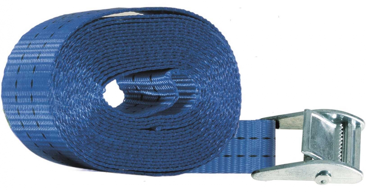 2 PEZZI - CINGHIE DI ANCORAGGIO CON FIBBIA IN METALLO 24MMX2,5MT - Foto 8