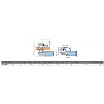 CL1 S/CAMPANA 500W 12V B.6