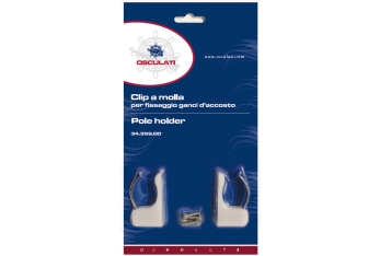Clip a molla per ganci d'accosto 