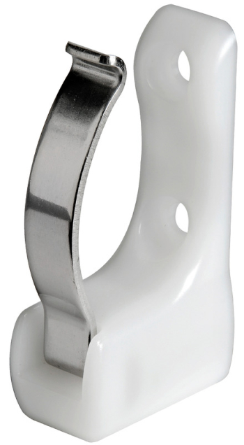 GANCIO ACCIAIO INOX CON FERMO A MOLLA 75MM FILO 6MM. | eBay