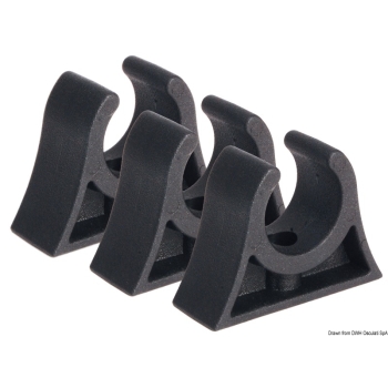 Clip bianca per tubi 37/40 mm 