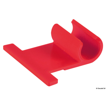 Clip in polipropilene rossa per 22.409.23  