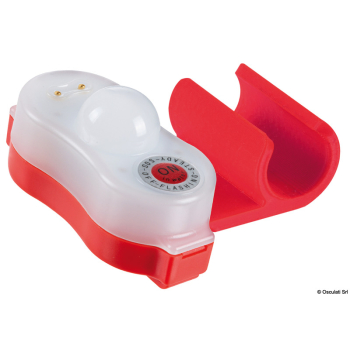 Clip in polipropilene rossa per 22.409.23  