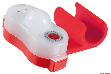 Clip in polipropilene rossa per 22.409.23  