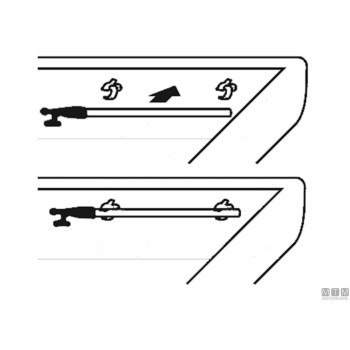 Clips 30/40mm inox< 