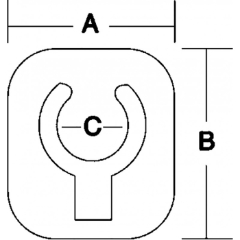 Clips bianca a scomparsa