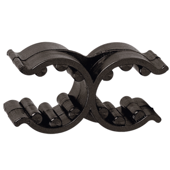Clips doppia Ø mm.18/25