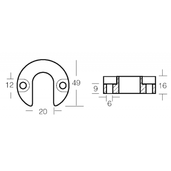 Collare alpha one in zinco