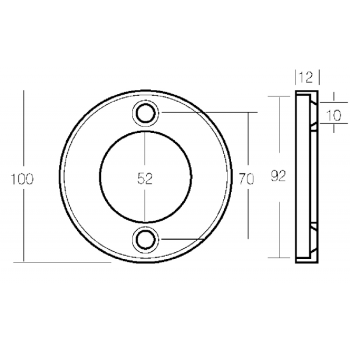 Collare piede 100 hp